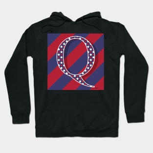 Old Glory Letter Q Hoodie